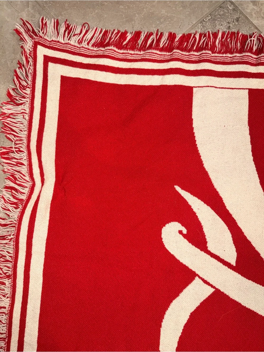 2 Coca-Cola Festive Red and White Holiday Throw Blanket 90s Two Color Ways